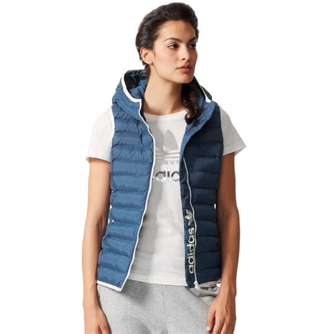 adidas slim veste blau damen